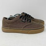 Vans  Atwood Brown Canvas Low Lace-Up Skate Shoes Gum Soles M6.5/W8 Photo 3