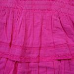 Love Shack Fancy NWT Natasha Mini in Watermelon Ice Pink Ruffle Cotton Dress L Photo 6