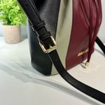 Armani Jeans Colorblock Bucket Shoulder Bag EUC Red Photo 8