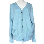 MM.LaFleur The Rosalia Pointelle Cardigan - Light Merino Sz XL Photo 5