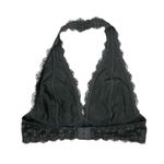 Womens‎ Bralette Medium Gray Lace Halter Boho Romantic Festival Intimates Photo 1