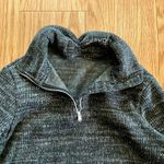 Spyder  Heathered Black Fleece Half Zip Pullover Womens Small Photo 5