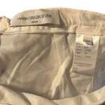 Maria Grazia Severi White Women's 46 Pants White Black Floral Flowy Quiet Luxury Size 10 Photo 6