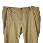Ralph Lauren Lauren  Pants Khaki Carfo Pocket Tan Safari Women’s Plus Size 18W Photo 3