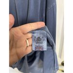 Speedway Blue Long Sleeve Sheer Layered Top Size Large Lagenlook Drop Sleeve Photo 6