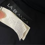 La Blanca  Island Goddess Black Multi-Strap Cross-Back One Piece Swimsuit 14 Photo 2