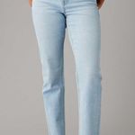 American Eagle  Stretch Super High-Waisted Straight Jean Sz 2 R Photo 0