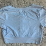 Aerie Offline By  Robbed Cropped Baby Blue Athletic Top Woman's Size XS Photo 2