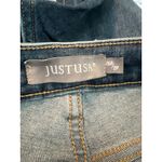 JustUSA Just USA Blue Skinny Jeans Denim Raw Hem Ankle Size 2P 26P READ Photo 4