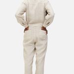 Mate the Label Linen Long Sleeve Jumpsuit Photo 2