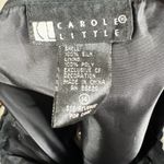 Vintage Carole Little Skirt Womens 14 Black 100% Silk Embroidered Bogo Gypsy Photo 5