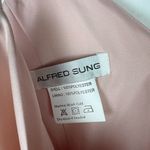 Alfred Sung NWT Draped Faux Wrap Cocktail Dress With Pockets Blush Size 0 D777 Photo 8