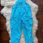 70s Vintage le tigre painters bib overalls artist blue overalls Photo 6