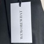 We Wore What  Solid Lace Up Biker Shorts in Black (L) Photo 14