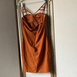 Haute Monde  Vibrant Orange dress large Photo 6