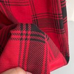 SO  Vibrant Red and Black Checkered Mini Dress Photo 6