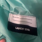 Lands' End Women's Aqua Puffer Jacket Photo 3