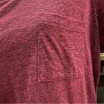 Old Navy  linen-blend maroon boyfriend tee / S/M / Excellent condition Photo 8