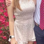 DO+BE Champagne Leopard Print Romper Photo 1