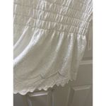 Urban Romantics NEW  Women’s Spaghetti Strap OffWhite Blouse Lacey Semi Sheer L Photo 2