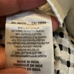 Anthropologie Ollari  Women's Tasseled Joggers Size Large Black & White Photo 10