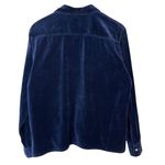 Old Navy Vintage Velvet Shirt Women Long Sleeves XL Button-Up Cotton Classic Photo 1