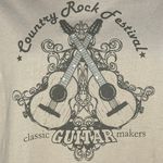 Ariat Western Country Rhinestone Rock Guitar Womens Long Sleeve Tan Top Classic Photo 2