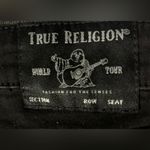 True Religion Halle Single Needle Mid Rise Super Skinny Black Jeans Size 30 Photo 7