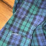 Pendleton  Green & Blue Pajama Top Long Sleeve Shirt Size Large Photo 4