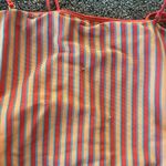 l*space L* orange striped one piece swimsuit lay it on the line Lockhart stripes Photo 3