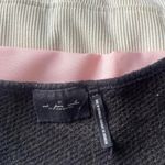 Urban Outfitters  black waffle knit v neck short sleeve top Photo 3