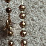 Women’s vintage gold tone beaded ball charm bracelet one size‎ stretches Photo 5