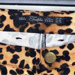 ZARA Leopard Print Stretch Ankle Skinny Pants Size 02 Pre-owned Photo 3