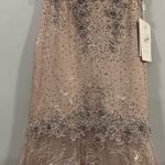 Mac Duggal  20246 Lilac Feathered Crystal Embellished Sleeveless Gown sz 4 Photo 1