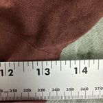 Free People  Cross Of Sunlight Brown Linen Cut Out Dress Size L Photo 6