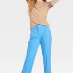 A New Day Women's Mid-Rise Slim Straight Fit Side Split Trousers - ™ Blue Photo 0