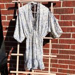 VICI Blue floral Mini dress Small Photo 3