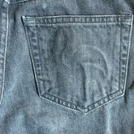 Free People Sandrine Rose Los Angeles black wide leg embroidered jeans size 24 Fray Hem Photo 10