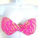 Victoria's Secret ✨ VS Pink Zebra Twist Front Bandeau Bikini Top✨ Photo 2