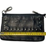 Vintage‎ Harley Davidson Studded Leather Hip Bag Black Bikercore Belt Bag Moto Photo 4