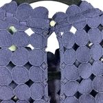 Maeve Anthropologie‎  Circle Lace Shift Dress Navy S Photo 8