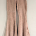 Free People Jayde Corduroy Flare Bell Bottom Jeans Tan Size 24 Curvy Photo 0