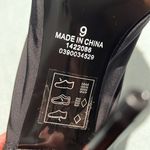 ASOS  Black Spandex Ankle Open Toe Bootie Heels Size 9 B33 Photo 6