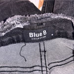 Blue B Collection Black Denim Jacket Size M Photo 1