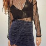 ZARA TRF navy sparkly mini skirt| Size: Medium Photo 0