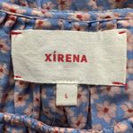 XiRENA Dress Larken Midi Tiered Flutter Sleeve Cotton Silk Blend Floral Sz L Multiple Size L Photo 8