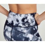 SoulCycle Tie-Dye Contour Stitch Tights Skinny Run Photo 2