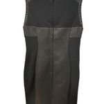 Yoana Baraschi Anthropologie Cocktail Dress Black Silver Shimmer Size 4 Short Photo 1