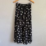 Topshop  Spot Ruffle Midi Skirt Size‎ 6 NWT Polka Dot Ruffles Photo 1