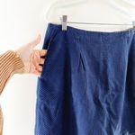 Boden Lucy Textured Mini Skirt Navy Blue 12 Photo 5